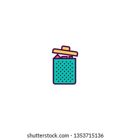 Gerbage icon design. Essential icon vector illustration