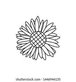 gerbera flower icon symbol vector