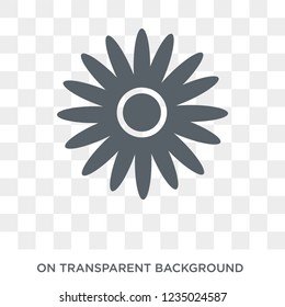 Gerbera icon. Trendy flat vector Gerbera icon on transparent background from nature collection. 