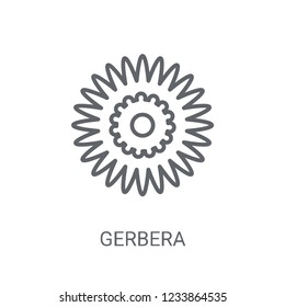 Gerbera icon. Trendy Gerbera logo concept on white background from Nature collection. Suitable for use on web apps, mobile apps and print media.