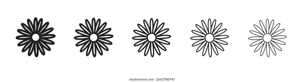 Gerbera ícone para o seu web site design, logo, app, UI.