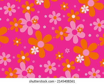 gerbers flowers pattern decorative backgroound