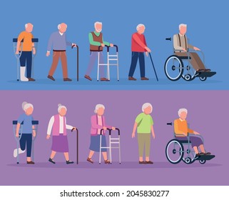 geriatrics ten old persons characters