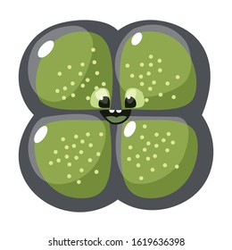 Germ of bacteria vector icon.Cartoon vector icon isolated on white background germ of bacteria.