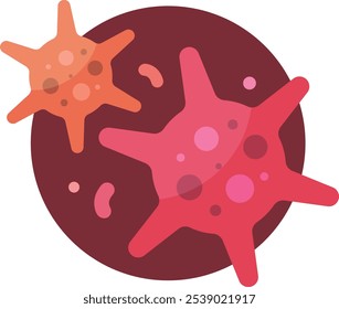 vírus de bactérias germinativas bactéria biologia da gripe microbiologia microscópica