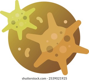 vírus de bactérias germinativas bactéria biologia da gripe microbiologia microscópica