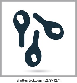 Germ icon. Simple design for web and mobile