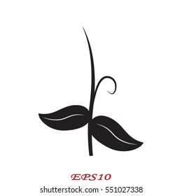 germ, icon, vector illustration eps10