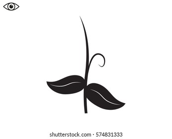germ, icon, vector illustration eps10