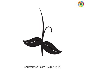 germ, icon, vector illustration eps10