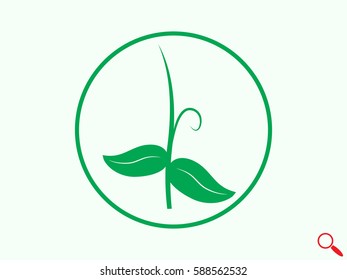 germ, icon, vector illustration eps10