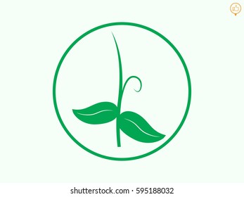 germ, icon, vector illustration eps10