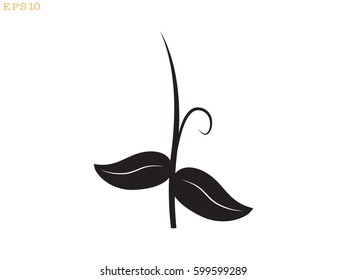 germ, icon, vector illustration eps10
