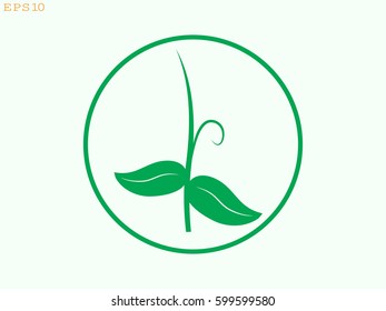 germ, icon, vector illustration eps10