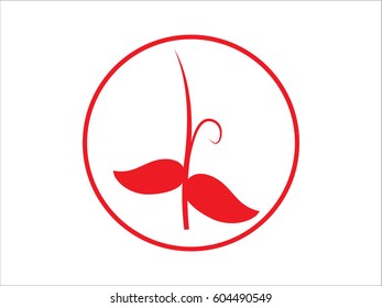 germ, icon, vector illustration eps10