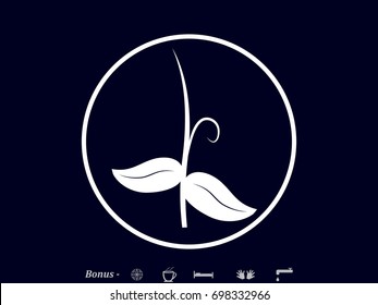 germ, icon, vector illustration eps10