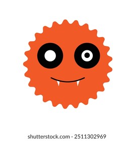 germ objects smile colour orange 