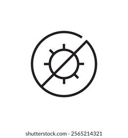germ protection icon outline vector eps