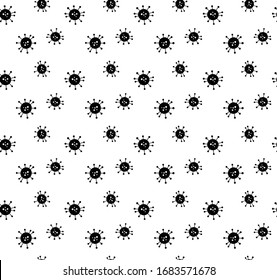germ  seamless pattern virus covid 19 vector  wallpapers, fabric, texture, background 