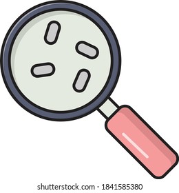 icono de línea de color del vector germinal 
