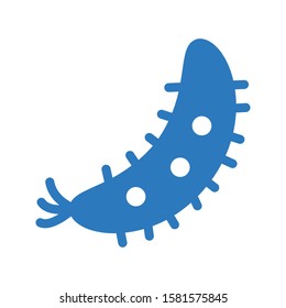 germ vector glyph color icon 