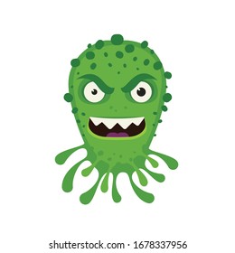 Germen o virus, microbio, Infección, ilustración vectorial de toxina