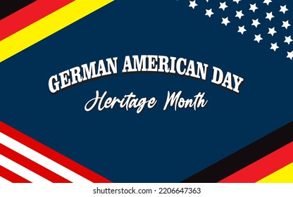 German American Day Background white cope space area, Suitable to use on German American Day Event.
