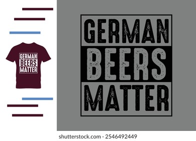 Cervezas alemanas importan diseño de camiseta