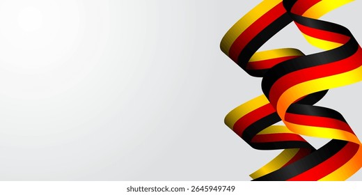 German, Belgian ribbon flag patriotic frame, typography design. national holiday template for advertising, web, social media, web. banner, background, poster, card,  layout, flyer.