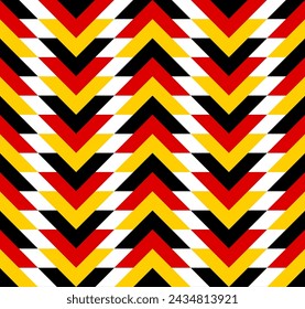 german ceramic tile pattern design. chevron background. vector illustration