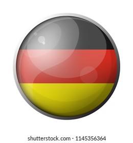 German circle icon flag