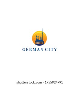 German City Logo Vector Illustration 