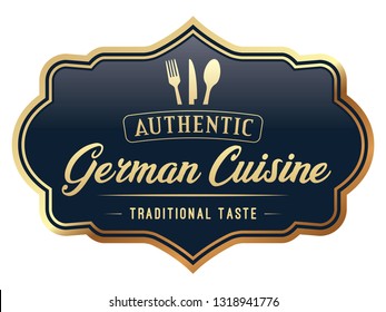 German Cuisine Label
