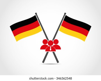 German Emblem Flag Boss