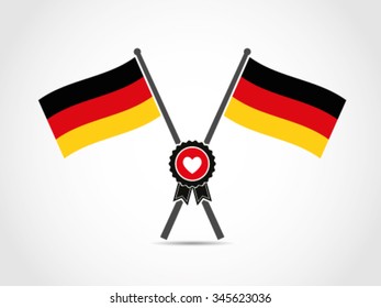 German Emblem Flag Certificate