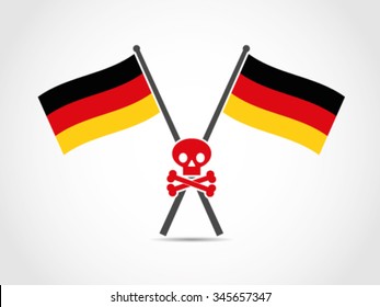 German Emblem Flag Danger