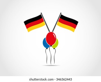 German Emblem Flag Party