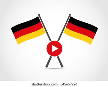 German Emblem Flag Video Streaming