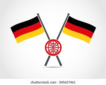 German Emblem Flag World Network