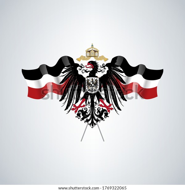 ドイツ帝国国旗q非q Wwg1wga移動 のベクター画像素材 ロイヤリティフリー
