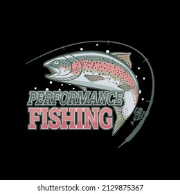 German Fishing T-Shirt Huk Herren