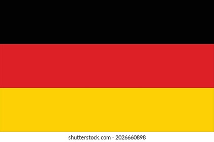 German flag, black red and yellow colors. suitable for brochures or status updates on social media. 