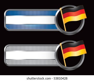 german flag blue and silver checkered tabs