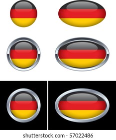 German Flag Buttons