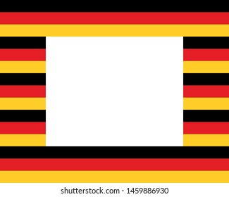 German flag with copy space