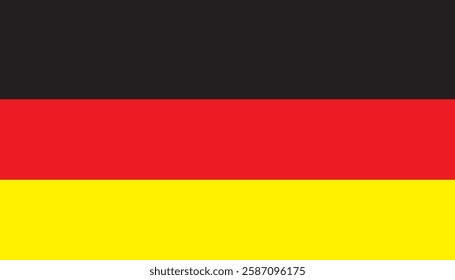 german flag design illustration for Federal Republic of Germany