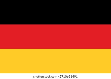 la bandera alemana en la EPS 10 