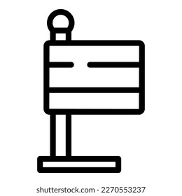German flag icon outline vector. Germany festival. City bavaria