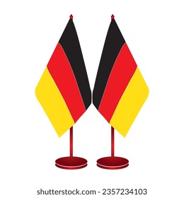 German flag icon vector illustration symbol design