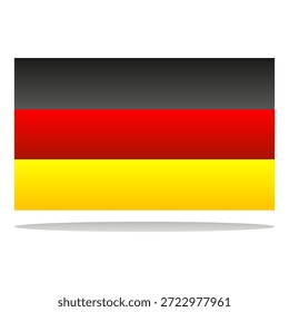 German flag illustrated in vector